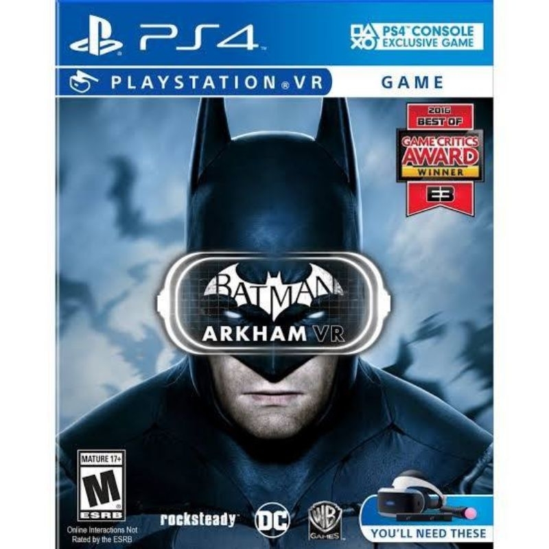 BATMAN ARKHAM VR PS4 [มือสอง] พร้อมส่ง!!!