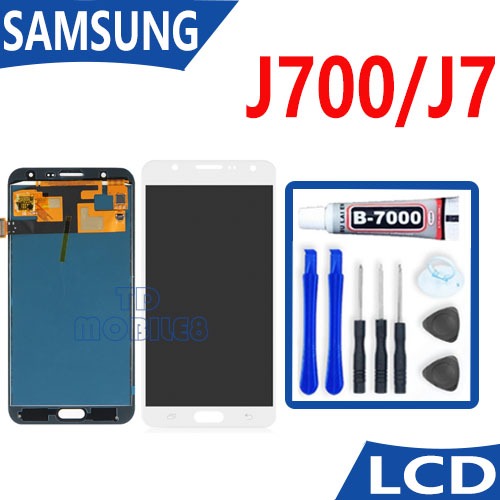 หน้าจอ samsung J700 J7 J7(2015) หน้าจอ LCD พร้อมทัชสกรีน LCD Screen Display Touch Panel For J700 J7 