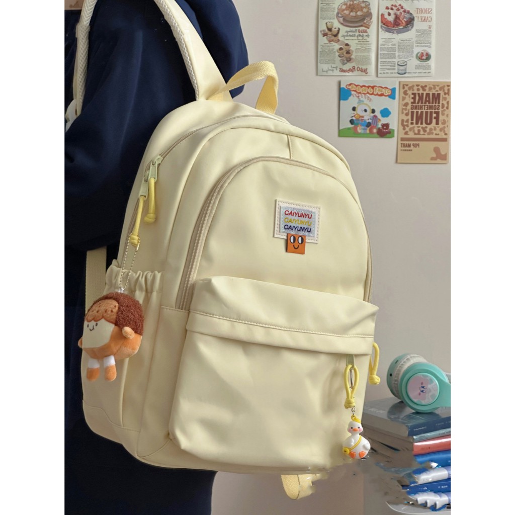 *แถมฟรีพวงกุญแจคละลาย G164 Caiyunyu Size Classic Bag กระเป๋าเป้