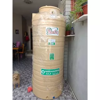 ถังน้ำ ถังเก็บน้ำบนดิน SAFE สีน้ำเงิน ครีมเรียบ เทาเรียบ 330-2,500 ลิตร ส่งฟรีกรุงเทพปริมณฑล (ต่างจังหวัดมีค่าส่ง)