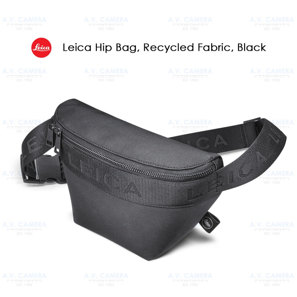 Leica Hip Bag, recycled fabric, black