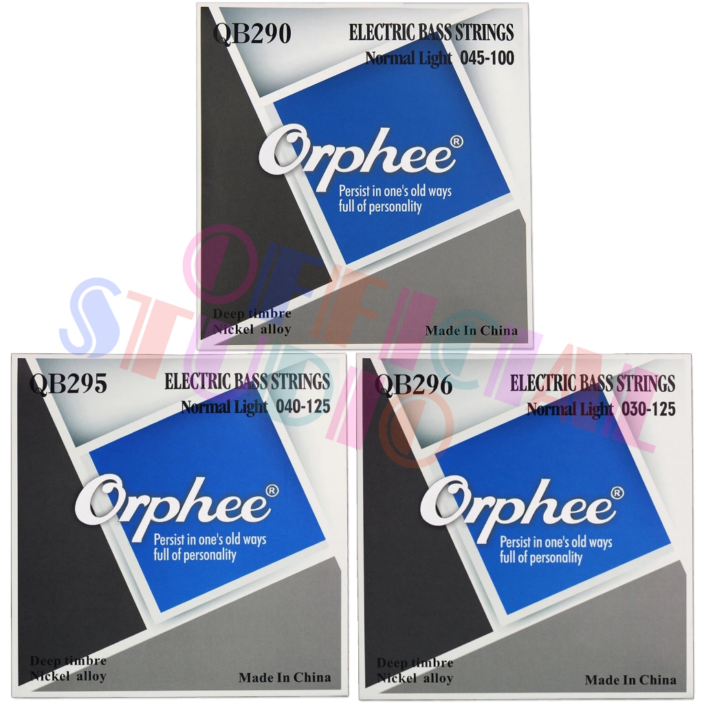 สายเบสเคลือบกันสนิม Orphee ชุด 4/5/6 สาย｛ส่งเร็ว 🚀｝
