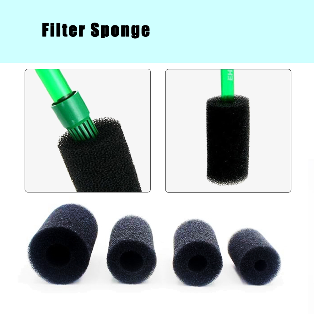 Filter Sponge ฟองน้ำสำหรับกันลูกกุ้งลูกปลาเข้ากรอง ใช้สวมเข้ากับ Inflow
