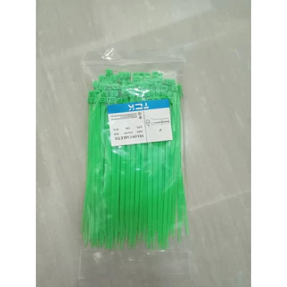 เคเบิ้ลไทร์ 6"（3.5*150mm )สายรัดพลาสติก cabletie มี6สี ถุงละ100เส้น