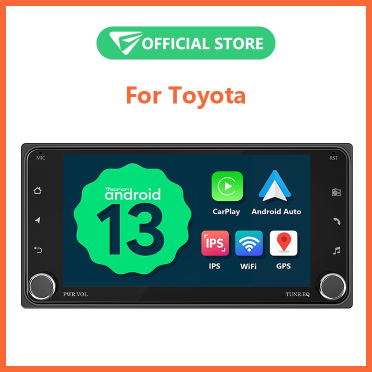 Eonon Android 13 รุ่นล่าสุด หน้าจอ Android 7 นิ้ว Apple CarPlay และ Android Auto Android Car Screen 