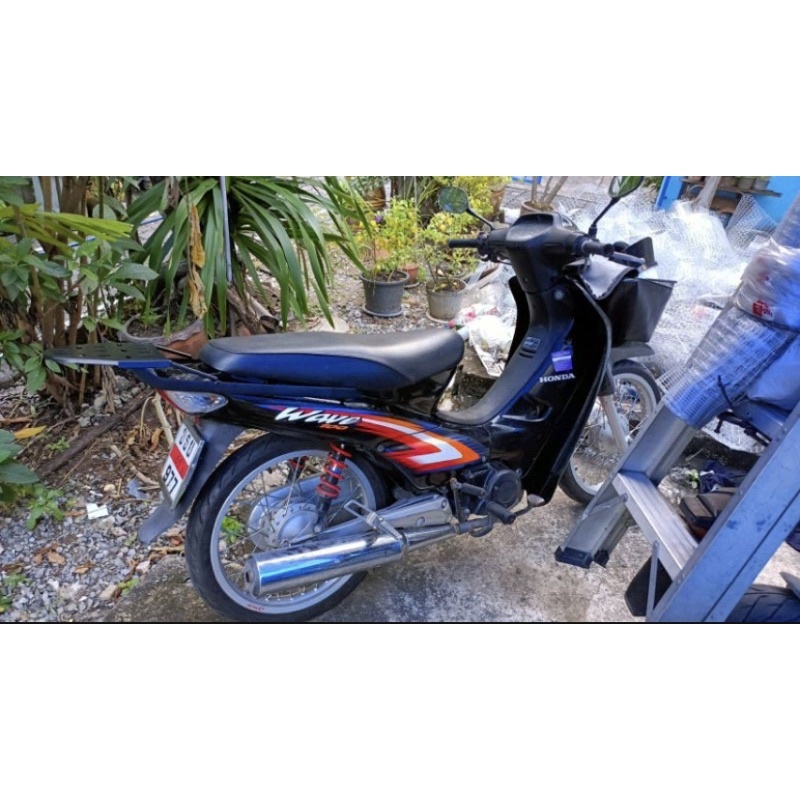 แร็คท้าย ตะแกรงเหล็กท้ายเบาะ Honda รุ่น WAVE-110 ขายาว (ใส่ WAVE-100 S รุ่นเก่าได้) ราคา ถูกที่สุด ดีลบีเคเค แกลเลอรีภาพที่ 3
