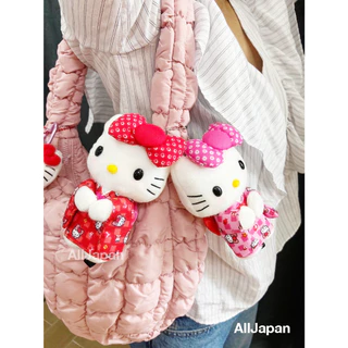 🌸Sanrio พวงกุญแจซานริโอ้ รุ่นฮิต ห่วงหัวใจ Mini Mascot Holder รุ่นตัวใหญ่ รุ่นLimited Ed Keychain น่ารัก ของแท้ Japan