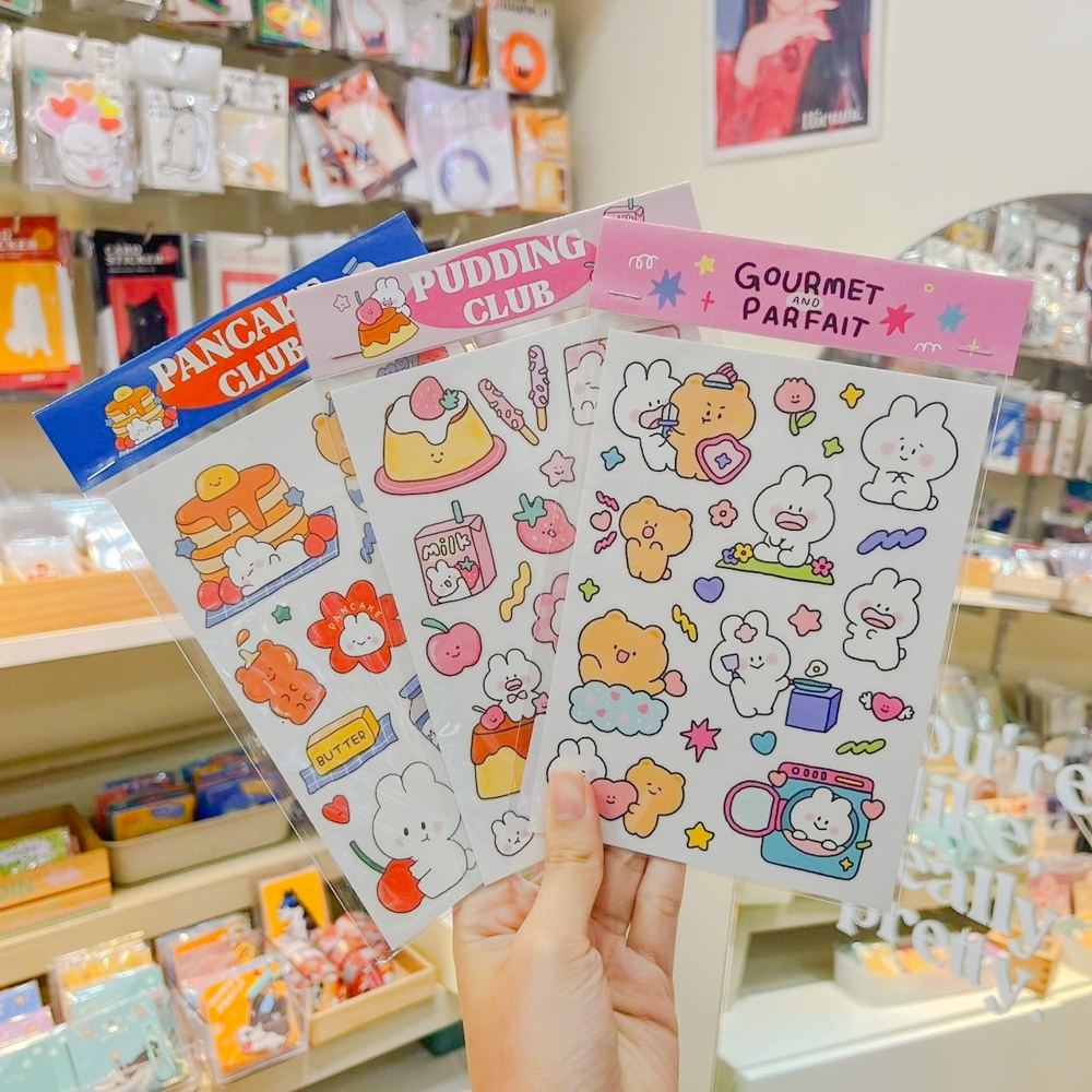 Sticker สติกเกอร์ Gourmet & Parfait และผองเพื่อน [Maykids Studio]