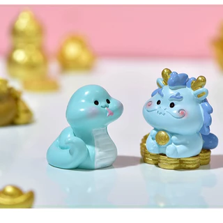 12 นักษัตร หนูมุสกะ (ราคา/1ชิ้น) จัดสวนถาด ไม้ดัด โมเดล ตกแต่งบ้าน ของสะสม พร็อพถ่ายรูป