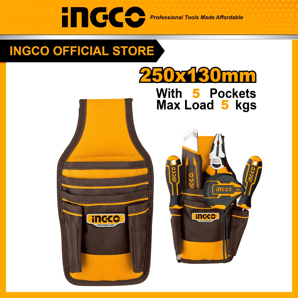 INGCO กระเป๋าช่างร้อยเข็มขัด HTBP040128