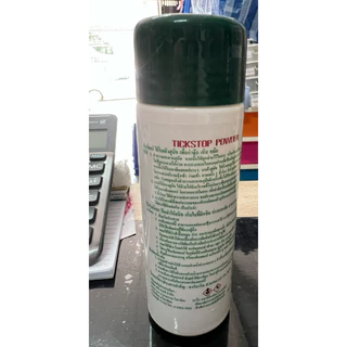 แป้งกำจัดเห็บหมัด tickstop powder แป้งโรย สุนัข แมว 150กรัม