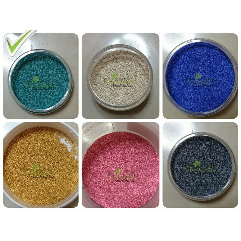 เม็ดบีดส์ ใส่เครื่องสำอาง ขนาด 20g. สำหรับใส่ในครีม โลชั่น เจลล้างมือ