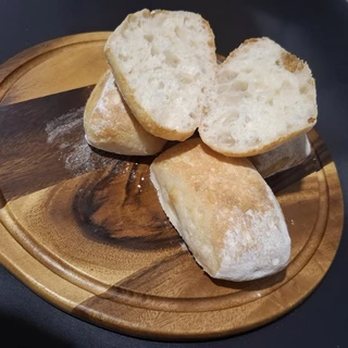Artisanal Ciabatta Buns เชียบัตต้าบัน - 4 pcs per set (100g per pc) #25