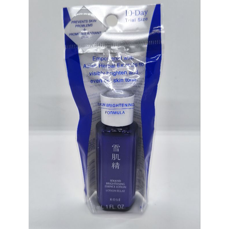 ❄️Kose Sekkisei Brightening Essense Lotion โลชั่นปรับผิวกระจ่างใส ขนาด 30ml.