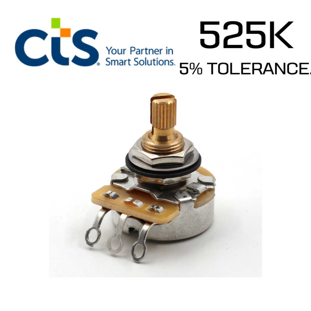 CTS POT A525K⭐ของแท้👍 แกนสั้นเสาทองเหลือง แกนหมุนลื่นๆ 450G 2L