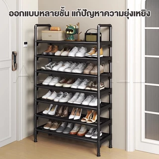 [ปรับขนาดได้] ชั้นวางรองเท้าแบบโครงเหล็ก มีให้เลือกหลายขนาดตั้งแต่ 2/3/4/5/6/7/8 ชั้น ปรับขนาดเองได้