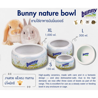 Bunny nature bowl ชามเซรามิคบันนี่เนเจอร์