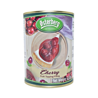 OSTERBERG ฟรุตท็อปปิ้งและฟิลลิ่งเชอร์รี่ 35% 620g | Cherry Fruit Topping & Filling