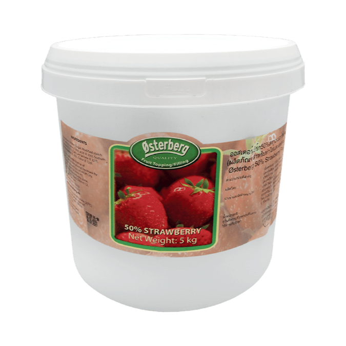 Osterberg 50% Strawberry Fruit Topping & Filling 5kg