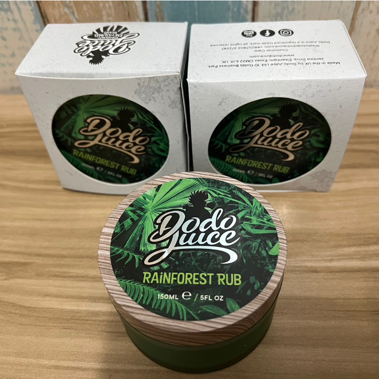 Dodo Juice  Rainforest Rub Soft Wax 150 ml(ฉลากใหม่)