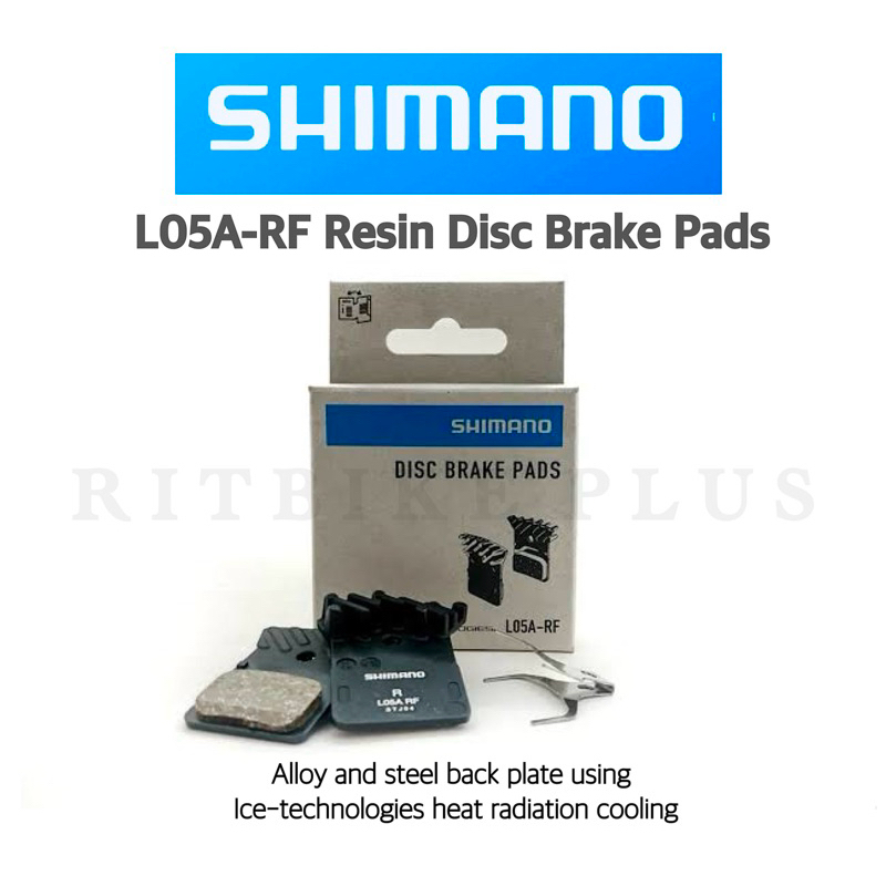 (ของแท้บริษัท) ผ้าเบรคจักรยาน ดิสก์เบรค SHIMANO รุ่น L05A-RF  (Dura-Ace / Ultegra / 105) 1 ชุดต่อ 1 