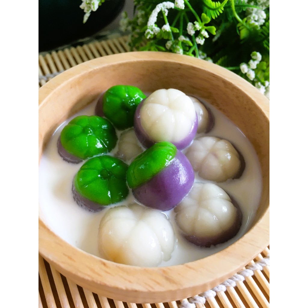 บัวลอยลูกมังคุด Home made100% ต้นตำรับสูตรคุณยาย By jasmine300กรัม