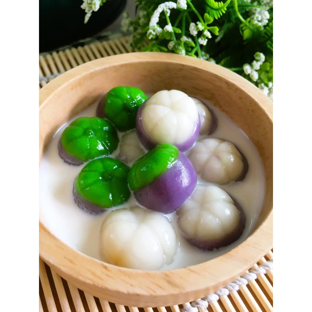 บัวลอยลูกมังคุด Home made100% ต้นตำรับสูตรคุณยาย By jasmine300กรัม