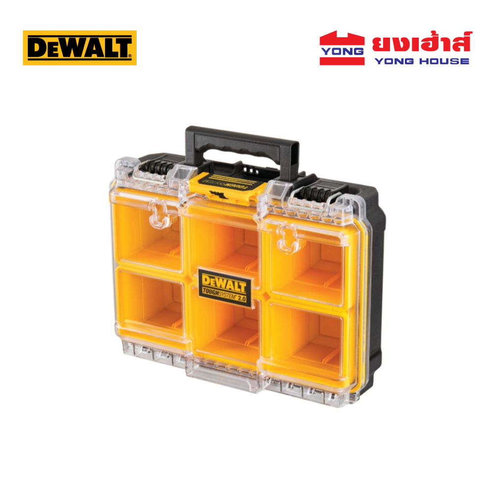 DEWALT กล่องใส่อุปกรณ์ช่าง 6 ช่อง ขนาด 1/2 รุ่น DWST83392 กล่องใส่อุปกรณ์ กล่องเครื่องมือ