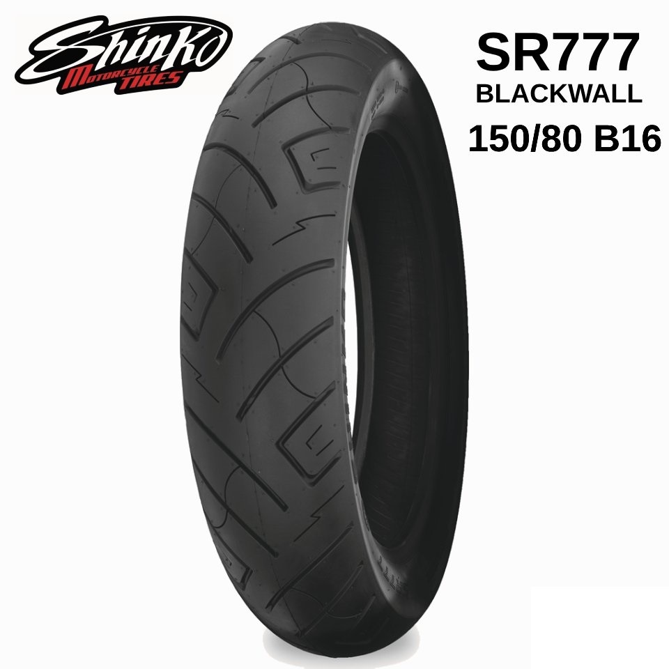 ยางนอก Harley Davidson Sportster ยี่ห้อ Shinko SR777 (ฺBlack)