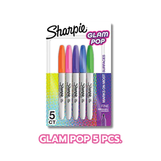 ปากกาSharpie marker ปากกาpermanent Fine point 1.0 มิล ชุด NEON MYSTIC GEMS / กล่อง