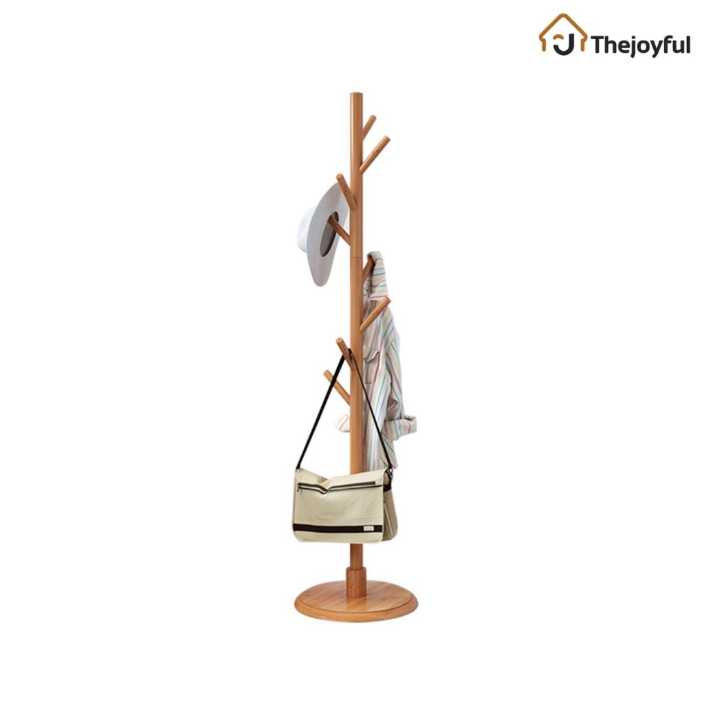 ที่แขวนหมวกและเสื้อโค๊ท ราวแขวนเสื้อผ้า coat rack ใช้แขวนผ้าได้เยอะ รับน้ำหนักได้ดี Thejoyful
