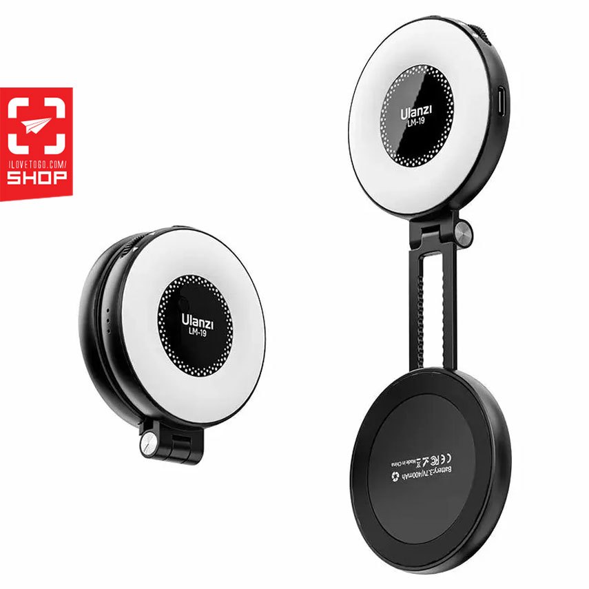 ไฟเซลฟี่สำหรับมือถือ Ulanzi - LM19 rnagSafe LED Selfie Ring Light L049GBB1