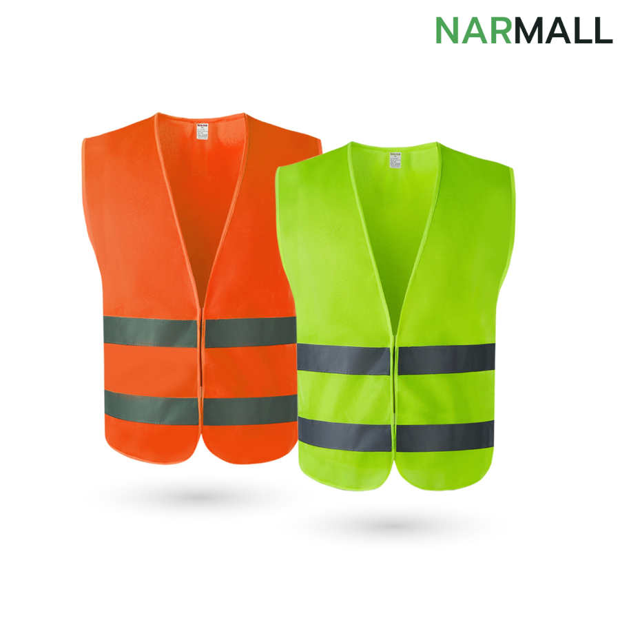 เสื้อกั๊กสะท้อนแสง Reflective Vest เสื้อเซฟตี้ safety น้ำหนักเบา ระบายอากาศได้ดี  Narmall_