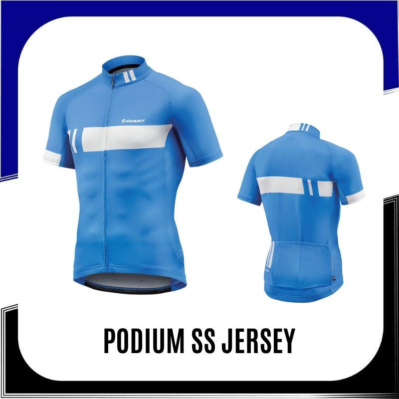 เสื้อปั่นจักรยานแขนสั้นสำหรับผู้ชาย Giant รุ่น Podium SS Jersey