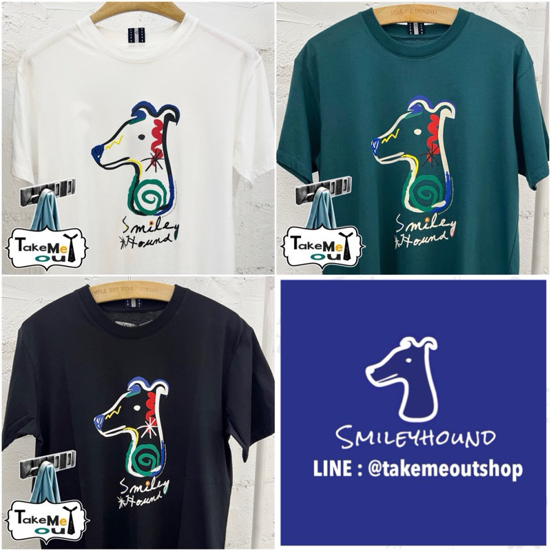 NEW SMILEYHOUND TEE #3122