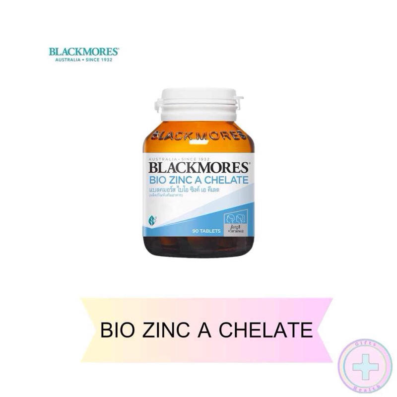 Blackmores Bio Zinc A Chelate 30เม็ด