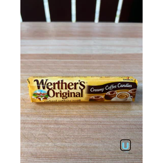 (สั่งขั้นต่ำ 3 ชิ้น)เวอร์เธอร์ ออริจินอล Werther's original ลูกอมรสครีมเนย/ครีมกาแฟ ตราสตร็อค ขนาด 50 กรัม