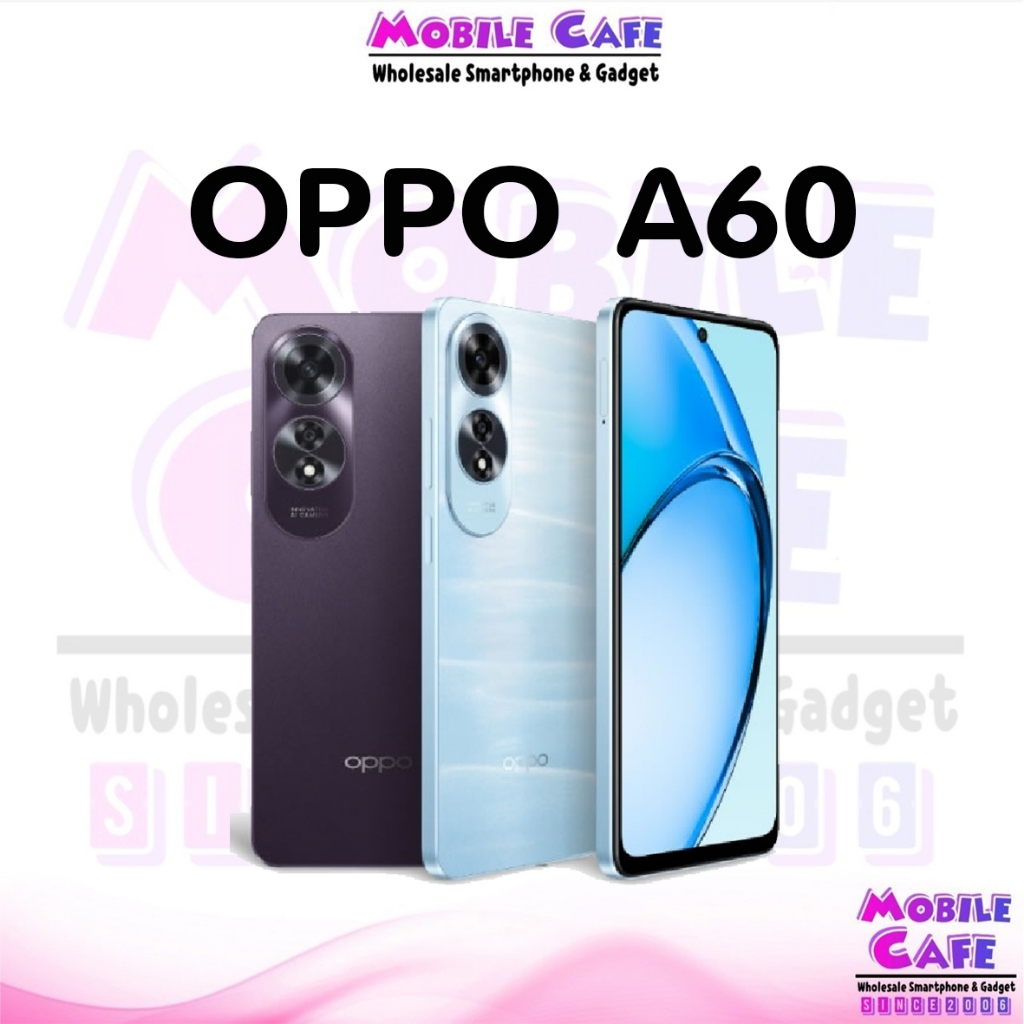 [Sale] OPPO A60 4G Snapdragon 680 | 6.67" กล้อง 50 MP | A58 8/128 Helio G85 ชาร์จไว แบต 5,000 mAh ศูนย์ไทย by MobileCafe