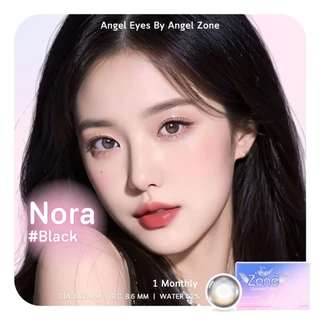 New!! Angel Zone คอนแทคเลนส์ รุ่น Nora Black 14.2 (รองรับสายตาปกติและค่าสายตาสั้น -0.50 ถึง -10.00)