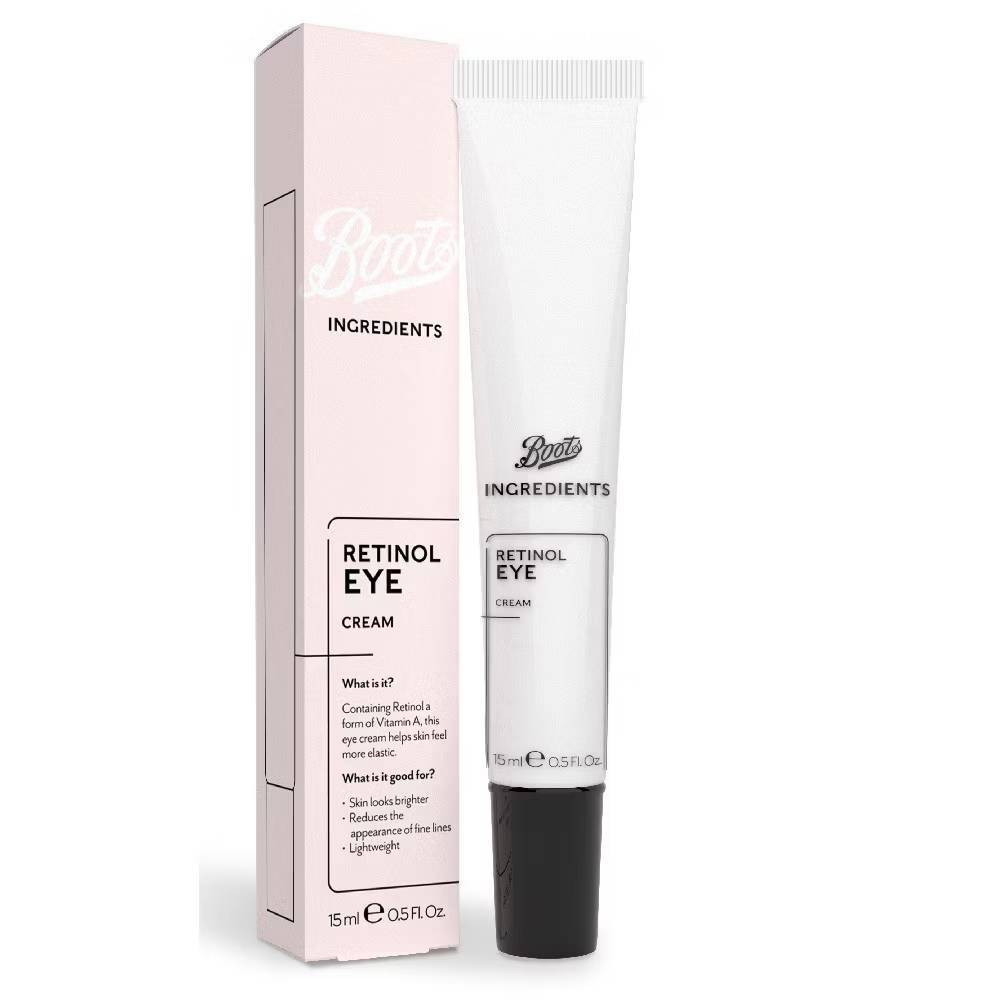 บู๊ทส์ อินกรีเดียนส์ BOOTS INGREDIENTS คาเฟอีน / เรตินอล อาย ครีม 15 มล.