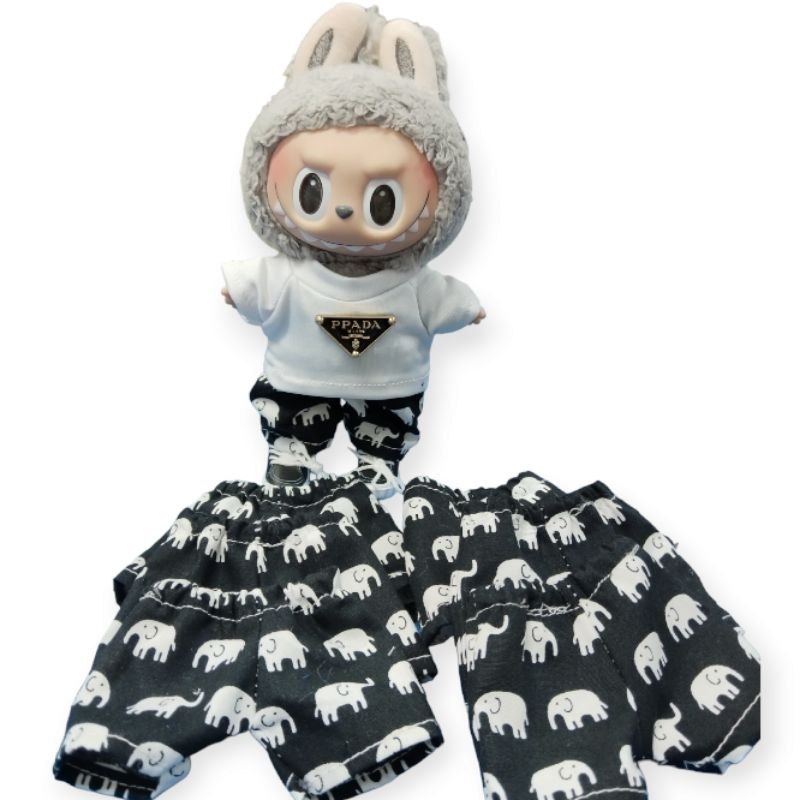 ชุดลาบูบู้ Labubu กางเกงช้าง น่ารักพร้อมส่งไม่ต้องรอนาน