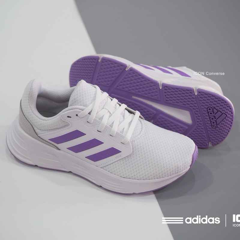 รองเท้าวิ่งผู้หญิง adidas Galaxy 6 สี Mauve / Gold พร้อมถุง Shop | ICON Converse