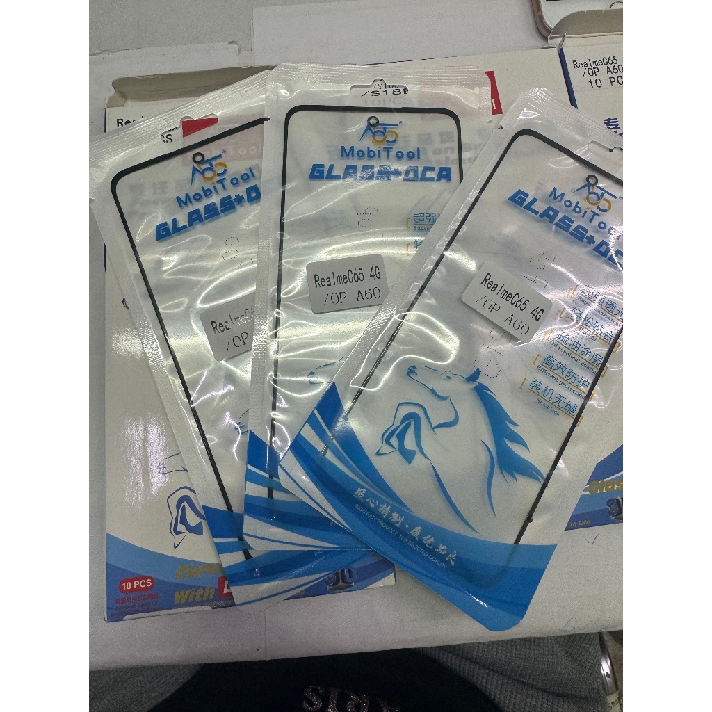 กระจก oca ใจสำหรับทำจอ Realme C65 4G / OPPO A60 กระจกติด oca realme C65 4G/oppo A60 + เลนส์สัมผัส OCA LCD