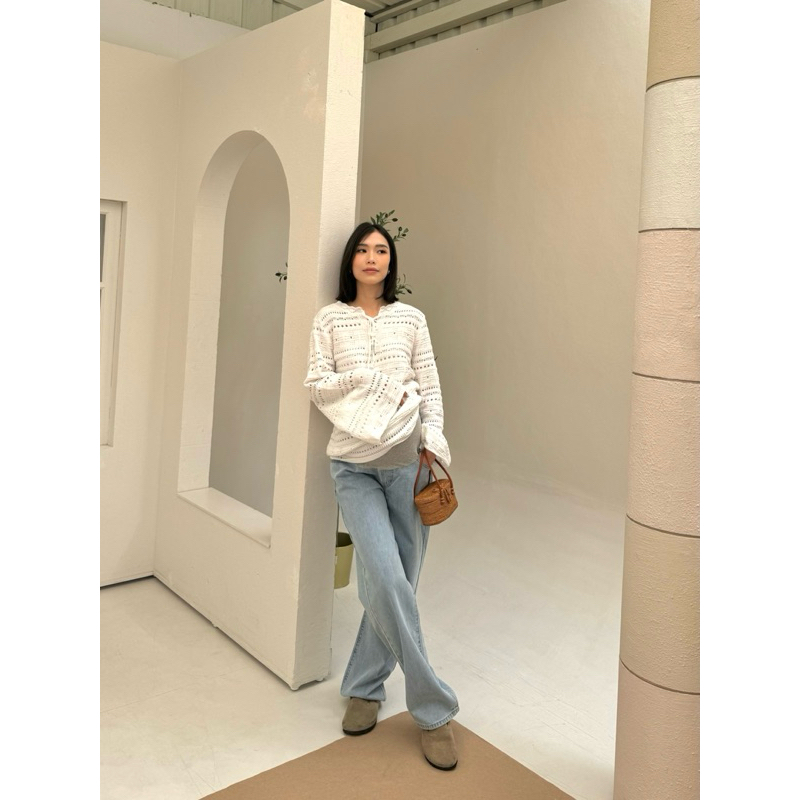 Mama2841 กางเกงยีนส์คนท้อง