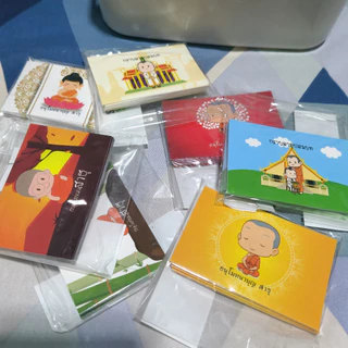 กระดาษพับเหรียญโปรยทาน งานบวช แบบซองลูกอม(ห่อ 100 ชิ้น)