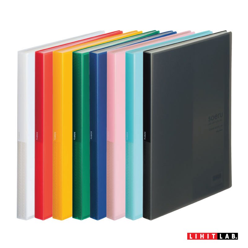แฟ้มโชว์เอกสาร 40 ซอง (LIHIT Soeru Clear Book A4) N-8102