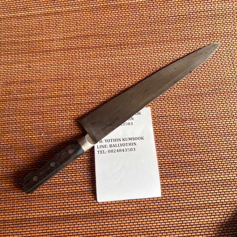 มีดเชฟเล่มใหญ่ใบยาวๆ 300mm จากเมืองซาไก เหล็ก Nippon steel มือสองจากญี่ปุ่น