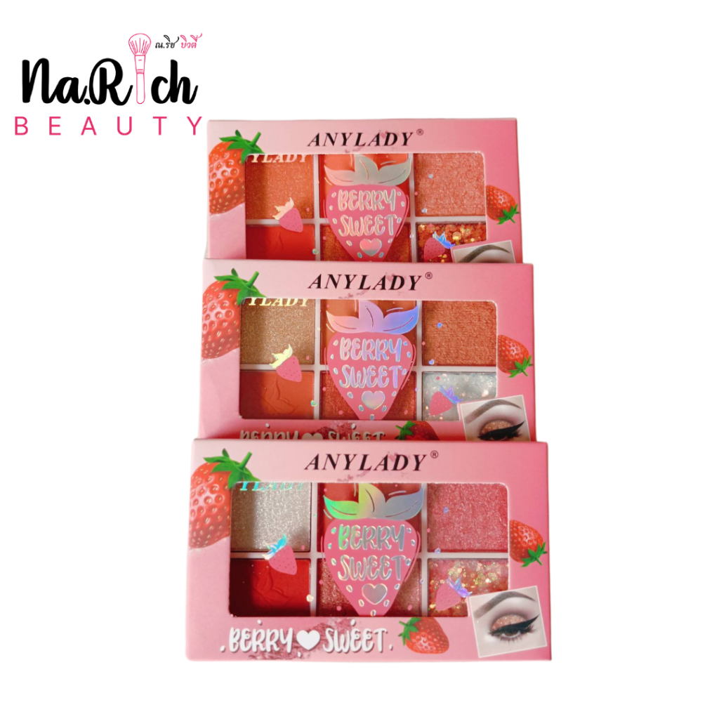 ANYLADY เบอรี่สวีท อายแชโดว์ พาเลท 12 ก.