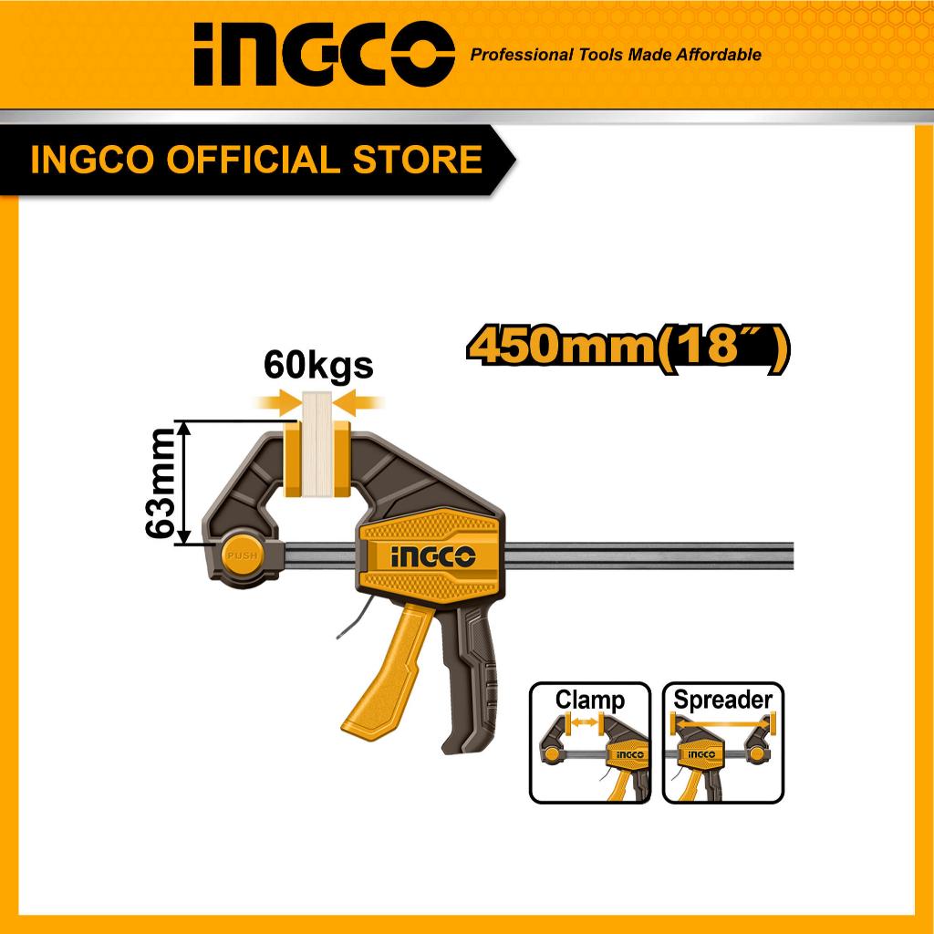 INGCO(อิงโก้)| | เครื่องมือ |แคลมป์จับชิ้นงาน แบบเลื่อนเร็ว (Quick bar clamp) HQBC01601, HQBC01602, HQBC01603, HQBC24802