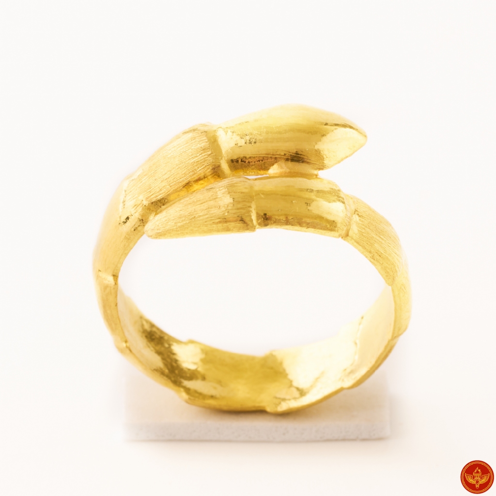 LSW แหวนทองคำแท้ 1 สลึง (3.79 กรัม) ลายงู RC-70